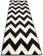 Czarno biały chodnik w zygzak H2-W32