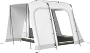 Outsunny Namiot tylny dla 2-4 osób, 320 x 280 x 205 cm, 2 w 1 wodoodporny namiot tunelowy z 4 drzwiami, oknem i podłogą | Aosom PL