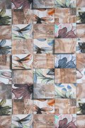 Dywan Chodnik Winylowy Moma Kwiatowe Kafle 052x100 Chodnik