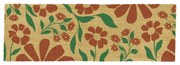 Wycieraczka z włókna kokosowego 40x120 cm Red &amp; Green Floral – Artsy Doormats