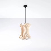Lampa wisząca ORIANA drewniana SOLLUX  LIGHTING