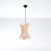 Lampa wisząca ORIANA drewniana SOLLUX  LIGHTING