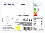 Lucande - LED Ściemnialny żyrandol na lince MARIJA LED/22W/230V
