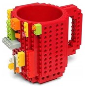 Kubek klockowy duży 350ml + zestaw klocków dla dzieci na zimne i ciepłe