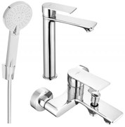 Mexen Royo R40 zestaw wannowy, chrom - 72213R40-00