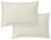 Poszewki na poduszki z perkalu bawełnianego zestaw 2 szt. 50x75 cm Cotton Percale – Bianca
