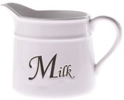 Biały mlecznik ceramiczny Dakls, 460 ml