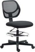 Vinsetto Ergonomiczne Krzesło Biurowe z Podnóżkiem Fotel Dyrektorski Wyściełane Oparcie Brązowe | Aosom PL