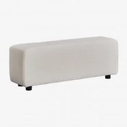 Niskie Ramię 113x30 Cm Do Sofy Modułowej Bruna Bouclé White - Sklum