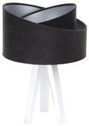 Lampa stołowa GEMSTONE czarna/srebrna/biała BPS KONCEPT