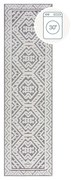 Szary chodnik z szenilu odpowiedni do prania 60x240 cm Jaipur – Flair Rugs