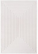 Dywan nowoczesny 3D Doha ramka kremowy 80 cm x 150 cm
