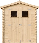 Drewniana szopa ogrodowa z podłogą - 180 x 180 x 218 - 2,82 m2 - M320+M320G