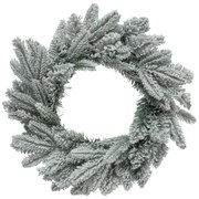Wieniec świąteczny, gałązki choinki ze śniegiem, Ø 40 cm