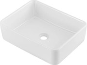 Umywalka Łazienkowa SucceBuy, 48 x 37 cm, Nowoczesny Biały , do Łazienki, Hotelu, Toalety, Kampera