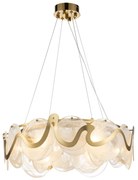 Lampa sufitowa wisząca APP1544-8CP Złota Szczotkowana