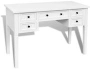 Białe minimalistyczne biurko z szufladami A2-B44