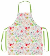 Fartuch kuchenny Peonies w różowych kolorach, 85 x 70 cm