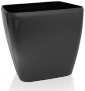 Flower Lover Doniczka Quadrato Easy matowy czarny, 24 cm