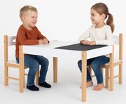 Biały stolik z krzesełkami dla dzieci F9-G76