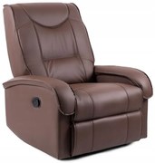 Brązowy Fotel Wypoczynkowy Rozkładany G3-P73