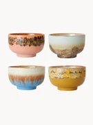 Hand-painted Ceramic Bowls 70's, Set of 4