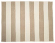 Beżowo-kremowy koc z mieszanki wełny 140x180 cm Bob Mud Vanilla – Pappelina
