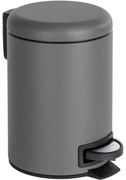 Wenko Kosz na śmieci z pedałem Leman 3 l, szary, 3 l