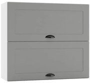 Szafka kuchenna wisząca 80 ADELE W80 GRF/2 szary mat STOLKAR