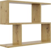 Skandynawska półka na ścianę w kolorze dąb artisan C9-C73