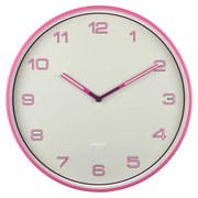 Karlsson 6013BP designerski zegar ścienny różowy,średnica  40 cm