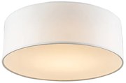 Lampa sufitowa biała 30 cm z LED - Drum LED