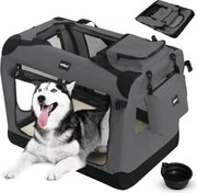 Leopet Box transportowy dla psów XXL, antracytowy