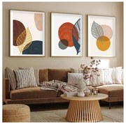 ZESTAW 3x Obraz w ramce na zdjęcia 50x70 cm kolorowa