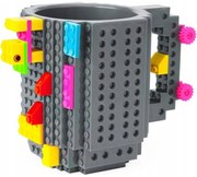 Kubek klockowy duży 350ml + zestaw klocków dla dzieci na zimne i ciepłe