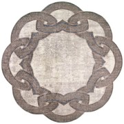 Beżowy okrągły dywan ø 80 cm – Vitaus