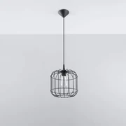 Lampa wisząca CELTA czarna SOLLUX  LIGHTING