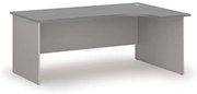 Narożne biurko PRIMO GRAY, 180x120 cm, prawe, szary/grafit