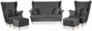 Zestaw wypoczynkowy sofa + 2 fotele Family Meble