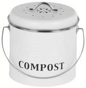 Domowy kompostownik metalowy, 3,5 l
