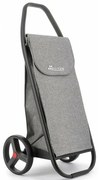 Rolser Torba na kółkach Com Tweed 8 Black Tube,szara
