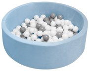 Suchy basen dla dzieci z piłeczkami New Baby,niebieski