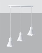 Lampa wisząca TALEJA 3 biała SOLLUX  LIGHTING