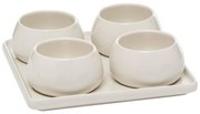 Zestaw ceramicznych miseczek na przystawki NORA, 5 elementów