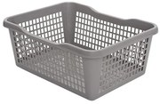 Koszyk plastikowy 47,5 x 37,8 x 20,8 cm, beżowy