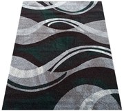 Szaro-Zielony dywan nowoczesny P9-M46