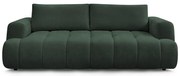 Zielona rozkładana/ze schowkiem sofa 251 cm Fuji – Bobochic Paris