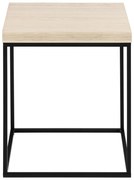 Stolik z blatem w dekorze marmuru 40x40 cm Barossa – Actona