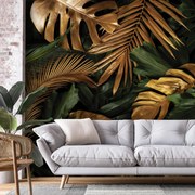 Fototapeta - Złote liście (196x136 cm)