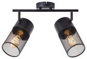 Brilliant - Lampa punktowa KAMOLO 2xE27/40W/230V czarna